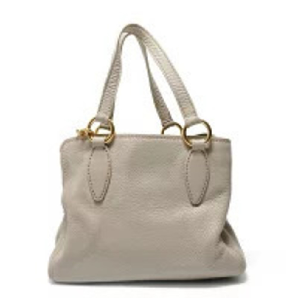 Miu Miu Vitello Handbag Gray